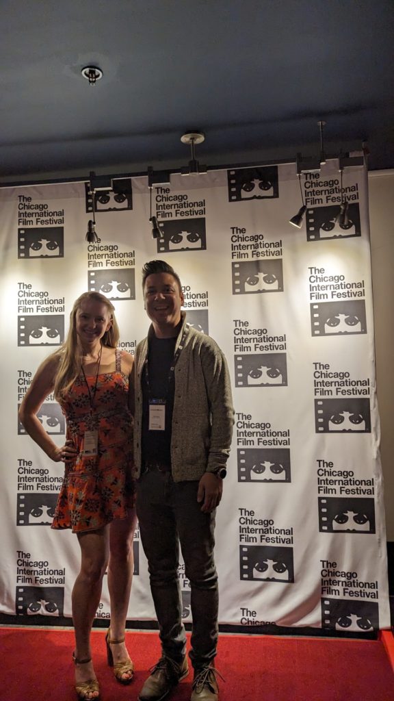 Composer Tim Corpus & Actress/Producer Kristen McCabe at the Chicago International Film Festival