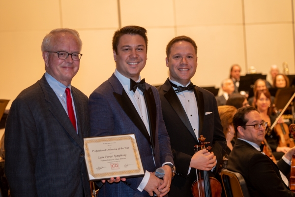 Tim Corpus with the Illinois Council of Orchestras